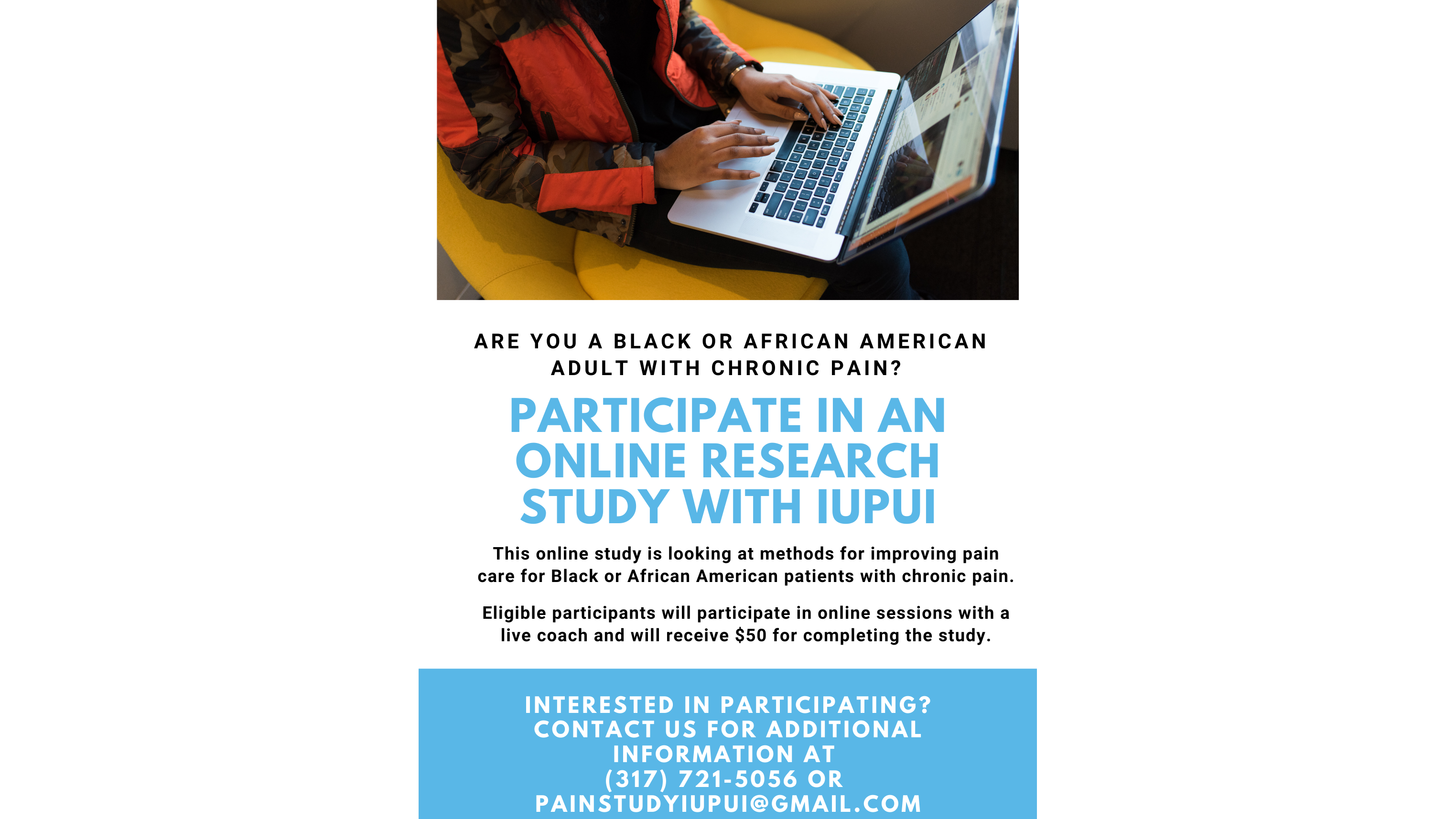 Black and African American Participants Needed for Chronic Pain Study!